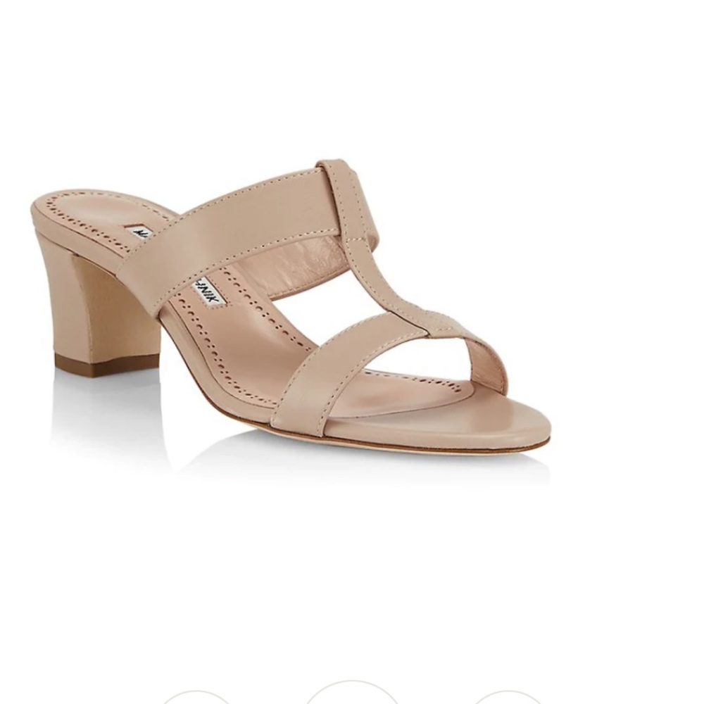 MANOLO BLAHNIK
KESBIHI 50MM LEATHER
MULES HIGH HEEL
SANDALS NUDE
LEATHER
$550.00